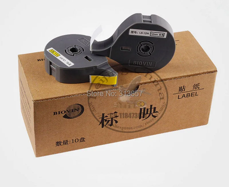 Free shipping Cassette label tape LS-06W (white) For BIOVIN electronic lettering machine S650, S700E, S650E
Free shipping Cassette label tape LS-06W (white) For BIOVIN electronic lettering machine S650, S700E, S650E