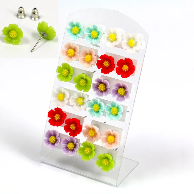 12 Pairs/lot Resin Flower & Unicorn Flamingo Stud Earring Set For Women Cute Korean Earrings Jewelry Fashion Jewelry Gift
12 Pairs/lot Resin Flower & Unicorn Flamingo Stud Earring Set For Women Cute Korean Earrings Jewelry Fashion Jewelry Gift