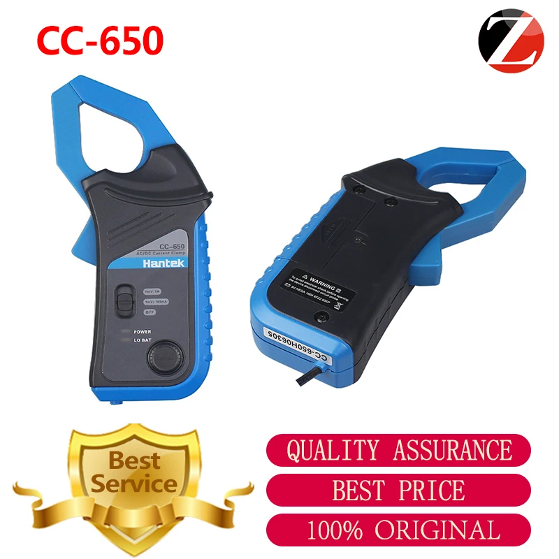 Hantek Oscilloscope Multimeter CC-650 400kHz Bandwidth AC/DC Current Clamp factory directly free shipping
Hantek Oscilloscope Multimeter CC-650 400kHz Bandwidth AC/DC Current Clamp factory directly free shipping