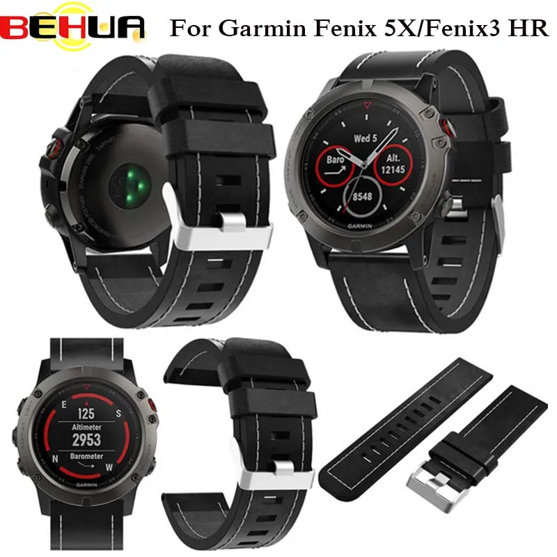 BEHUA хороший кожаный ремешок для часов браслет для Garmin Fenix 3 3 HR 5X Plus 6X Pro Smartwatch 26 мм ремешок для часов браслет Correa
BEHUA хороший кожаный ремешок для часов браслет для Garmin Fenix 3 3 HR 5X Plus 6X Pro Smartwatch 26 мм ремешок для часов браслет Correa