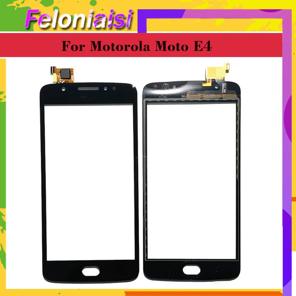 10Pcs/lot Touchscreen For Motorola Moto E4 XT1767 XT1768 XT1765 XT1766 Touch Screen Digitizer Front Glass Panel Sensor NO LCD | Мобильные