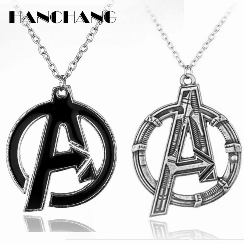 The Avengers Letter A Necklaces Men Movie Jewelry Chain Metal Necklace Fashion for women men boys long Chain Necklace Gift
The Avengers Letter A Necklaces Men Movie Jewelry Chain Metal Necklace Fashion for women men boys long Chain Necklace Gift