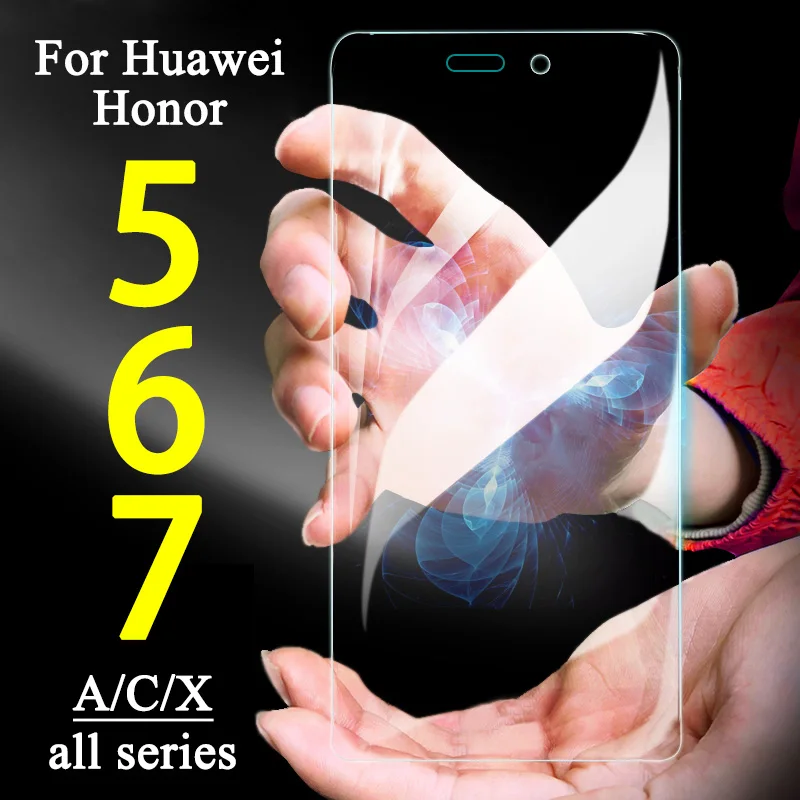 Защитный Стекло для huawei на Honor 7A 7C 7X Pro a7 c7 x7 6A 6C 6X 5A 5C 5X закаленное телефон Glas 7 6 5 C X
