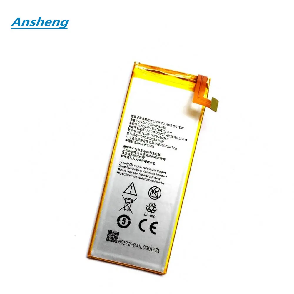 Ansheng High Quality 2400mAh LI3824T43P6hA54236-H battery For ZTE Blade S6 5.0" 2 G717C G718C A880 B880 Nubia Z7 mini NX507J
Ansheng High Quality 2400mAh LI3824T43P6hA54236-H battery For ZTE Blade S6 5.0" 2 G717C G718C A880 B880 Nubia Z7 mini NX507J