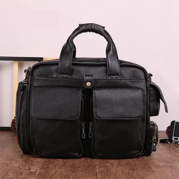 OCEAN BLUEVIN Genuine Leather Men's Briefcases Business Leather Laptop Bag Men Messenger Shoulder Bags For Document Travel Bag
OCEAN BLUEVIN Genuine Leather Men's Briefcases Business Leather Laptop Bag Men Messenger Shoulder Bags For Document Travel Bag