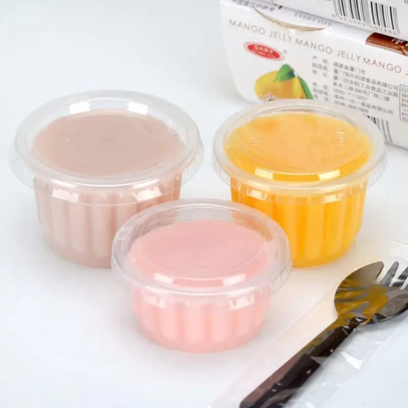 50Pcs Disposable Pudding Cups Set Of 150ml Sauce Pot Container Jello Shot Cup Slime Storage With Lid For Ketchup
50Pcs Disposable Pudding Cups Set Of 150ml Sauce Pot Container Jello Shot Cup Slime Storage With Lid For Ketchup