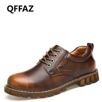 QFFAZ 2018 Soft Leather Male For Men Shoes Adult Spring Autumn Fashion Lace Up Men Dress Shoes Business Walking Footwear
QFFAZ 2018 Soft Leather Male For Men Shoes Adult Spring Autumn Fashion Lace Up Men Dress Shoes Business Walking Footwear