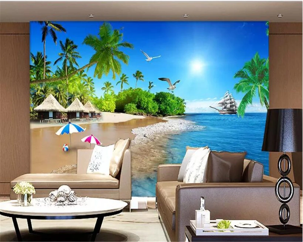 beibehang wallpaper for walls 3 d Wall sticker coconut tree landscape mural wallpaper background wall wallpaper 3d on the wall
beibehang wallpaper for walls 3 d Wall sticker coconut tree landscape mural wallpaper background wall wallpaper 3d on the wall
