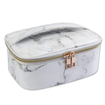 Marble Makeup Bag Portable Travel Cosmetic Bag Organizer Multifunction Case With Gold Zipper Toiletry Bag For Woman (7.95 inch
Marble Makeup Bag Portable Travel Cosmetic Bag Organizer Multifunction Case With Gold Zipper Toiletry Bag For Woman (7.95 inch