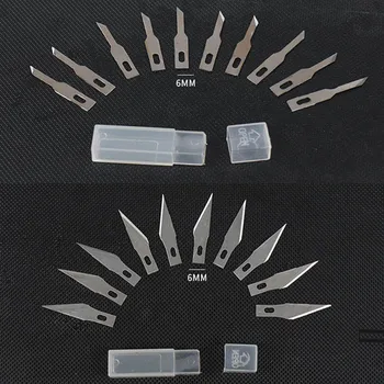 High Quality Blades PCB Repair Metal Knife Blade Scalpel Cutting Tool Model Making Engraving Craft Sculpture Knife 10 Pcs
High Quality Blades PCB Repair Metal Knife Blade Scalpel Cutting Tool Model Making Engraving Craft Sculpture Knife 10 Pcs