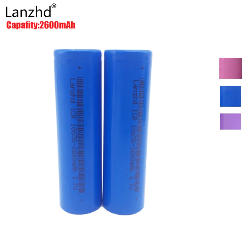 for LG HG2 18650 ICR18650 Batteries 18650 Battery 3.7v Li-ion Rechargeable batteries for Flashlight 2600MAH Capacity(1PCS/2PCS)
for LG HG2 18650 ICR18650 Batteries 18650 Battery 3.7v Li-ion Rechargeable batteries for Flashlight 2600MAH Capacity(1PCS/2PCS)