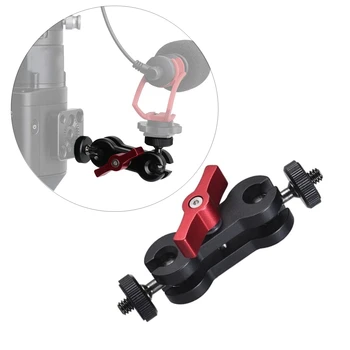 Articulating Magic Arm Monitor Mount with Double Ballheads with 1/4" Screw for Camera Monitor LED Video Light Gimbal Accessories
Articulating Magic Arm Monitor Mount with Double Ballheads with 1/4" Screw for Camera Monitor LED Video Light Gimbal Accessories