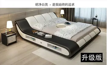 real Genuine leather bed frame Modern Soft Beds with storage Home Bedroom Furniture cama muebles de dormitorio / camas quarto
real Genuine leather bed frame Modern Soft Beds with storage Home Bedroom Furniture cama muebles de dormitorio / camas quarto