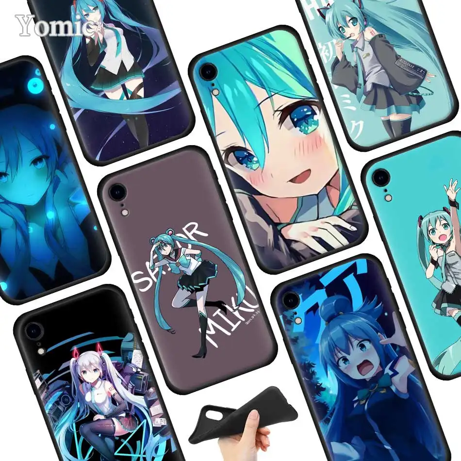 Hatsune Miku Black Soft Case for Apple iPhone XR 7 8 6 6S Plus X XS MAX 5 5E 5S Silicone Phone Case Cover
Hatsune Miku Black Soft Case for Apple iPhone XR 7 8 6 6S Plus X XS MAX 5 5E 5S Silicone Phone Case Cover