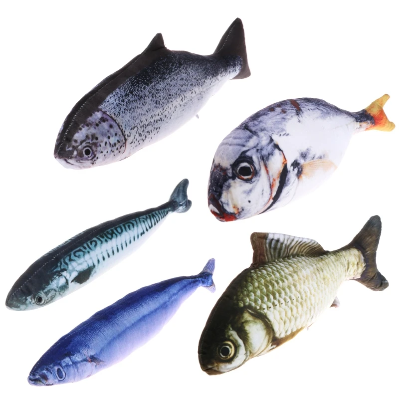 New 3D Pet Cat Realistic Plush Fish Stuffed Mint Interactive Kitten Chewing Bite Toy
New 3D Pet Cat Realistic Plush Fish Stuffed Mint Interactive Kitten Chewing Bite Toy