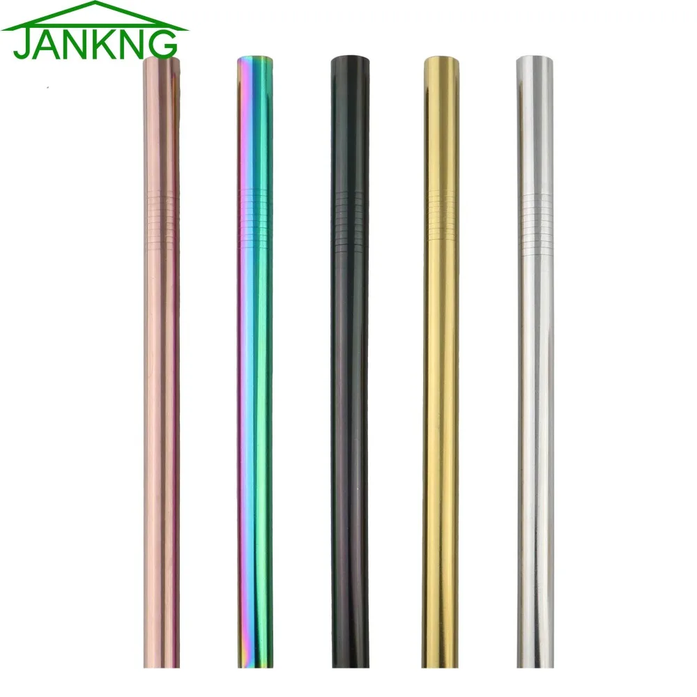JANKNG 2-Pcs Extra Wide Straw Reusable 304 Stainless Steel Drinking 12mm Straw Metal Straw For Smoothies Tapioca Pearls Milk Tea
JANKNG 2-Pcs Extra Wide Straw Reusable 304 Stainless Steel Drinking 12mm Straw Metal Straw For Smoothies Tapioca Pearls Milk Tea