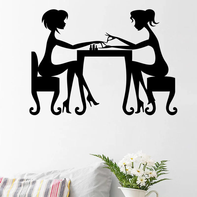Fashionable Nail Salon Wall Stickers Artist Manicure Lady Wall Mural Waterproof Art Decal Vinyl Removable Home Decor
Fashionable Nail Salon Wall Stickers Artist Manicure Lady Wall Mural Waterproof Art Decal Vinyl Removable Home Decor