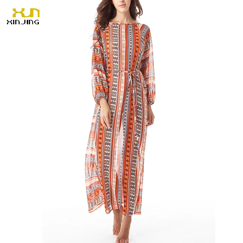 2017 Beach Cover Up Dress Kaftan Sarongs Pareos Chiffon Printed Bathing Suit Cover Up Robe De Plage Long Beach Dresses TS047
2017 Beach Cover Up Dress Kaftan Sarongs Pareos Chiffon Printed Bathing Suit Cover Up Robe De Plage Long Beach Dresses TS047