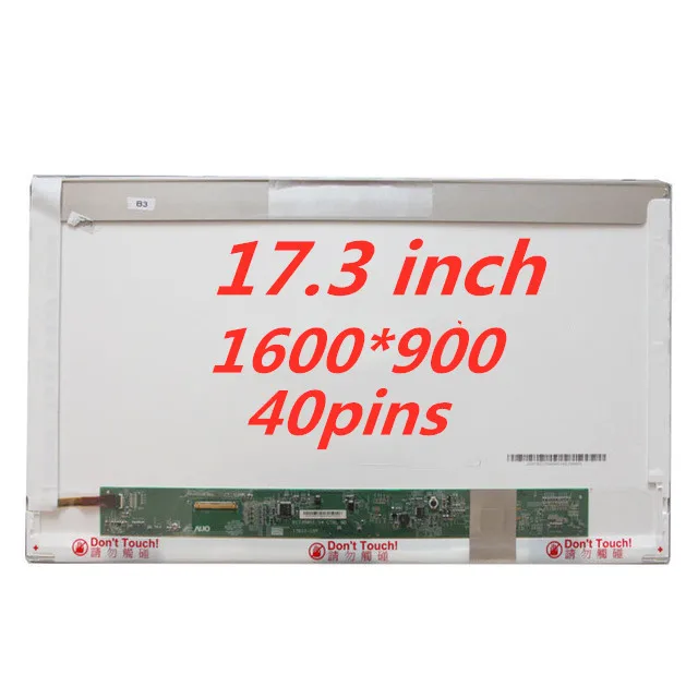 17.3" HD LED laptop LCD Screen for Dell Inspiron N7010 & N7110 & 17R notebook replacement display 1600*900 40pins 
17.3" HD LED laptop LCD Screen for Dell Inspiron N7010 & N7110 & 17R notebook replacement display 1600*900 40pins