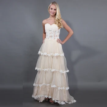 A-line Champagne Prom Dresses Tulle Tiered Skirt Ivory Appliques Evening Dresses Formal Party Gowns Vestido Fiesta Gala 2019
A-line Champagne Prom Dresses Tulle Tiered Skirt Ivory Appliques Evening Dresses Formal Party Gowns Vestido Fiesta Gala 2019
