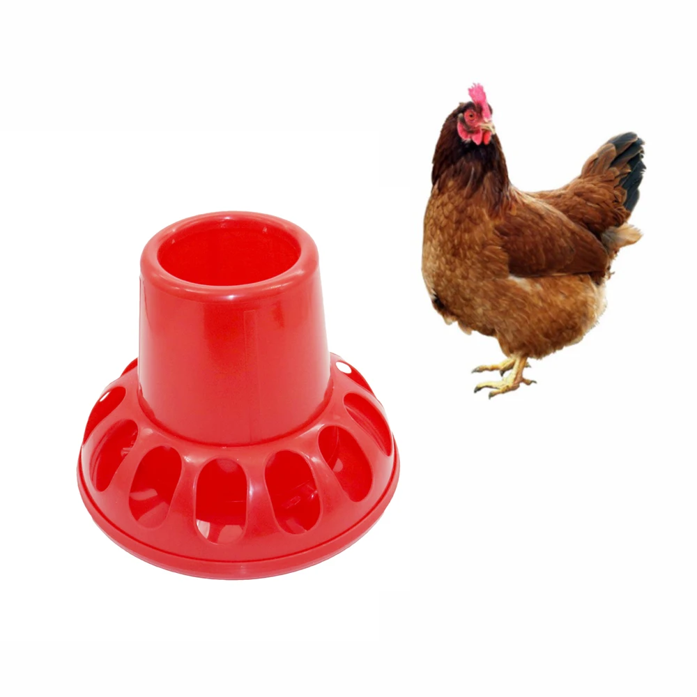 2 PCS Chicken Quail Automatic Feeder 2kg Red Plastic Feed Bucket Farm rearing Tools
2 PCS Chicken Quail Automatic Feeder 2kg Red Plastic Feed Bucket Farm rearing Tools