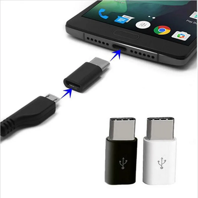 

Type-C to Micro USB Charger Adapter for Samsung S8 OnePlus 2 3 3T XiaoMi mi5s Meizu Pro 5 6 NEXUS 5X 6P LG G5 Huawei P9 P10 Plus