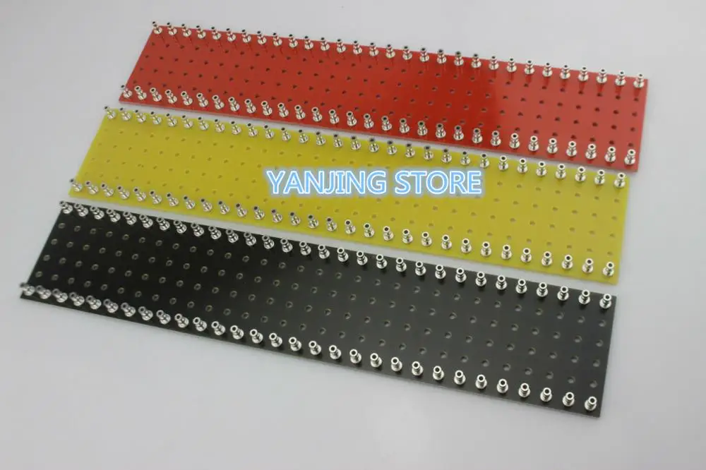 Free Shipping 1PCS DIY Projects Audio Tag Strip Tag Board Turret Board Tinned Copper 300x60x2MM Turrets Board 60 Turrets
Free Shipping 1PCS DIY Projects Audio Tag Strip Tag Board Turret Board Tinned Copper 300x60x2MM Turrets Board 60 Turrets