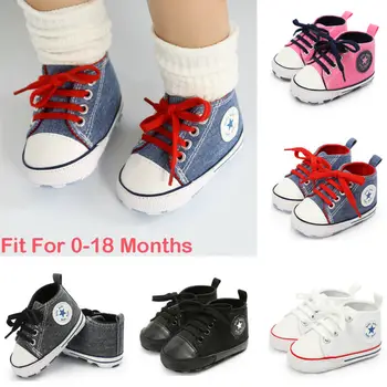 0-18M New Toddler Infant Boy Girl Kids Anti-slip Sole Crib Shoes Sneaker Fashion Shoes Denim Casual Running Trainer Sports Shoes
0-18M New Toddler Infant Boy Girl Kids Anti-slip Sole Crib Shoes Sneaker Fashion Shoes Denim Casual Running Trainer Sports Shoes