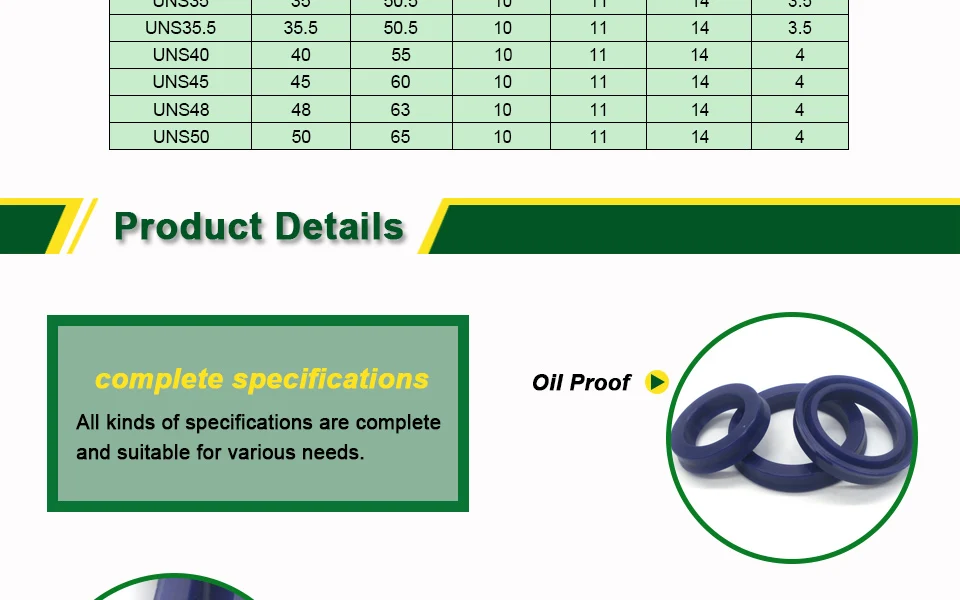 UNS Hydraulic Oil Seal (6)