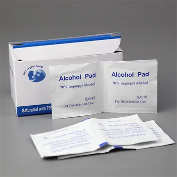 100PCS/BOX Sterilized Surgical Alcohol Pads Portable Wipes Swab Antiseptic Skin Cleanser For Tattoo Cleaning Products
100PCS/BOX Sterilized Surgical Alcohol Pads Portable Wipes Swab Antiseptic Skin Cleanser For Tattoo Cleaning Products
