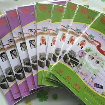 A4 size (50 transparent+50 white) inkjet waterslide decal tranfer paper good for nails wood plastic
A4 size (50 transparent+50 white) inkjet waterslide decal tranfer paper good for nails wood plastic