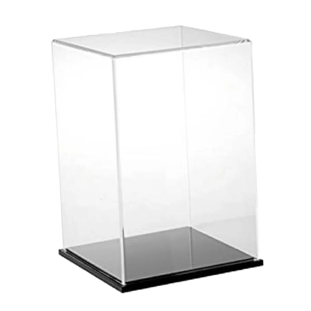 18x14x25cm Acrylic Display Show Box Case Toys Dustproof Tray Protection Display Box Case for Children Blocks Toys Display