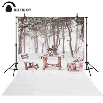 Allenjoy photography backdrops Winter Christmas trees forest snow wooden chair table snowflake backgrounds photobooth photocall
Allenjoy photography backdrops Winter Christmas trees forest snow wooden chair table snowflake backgrounds photobooth photocall