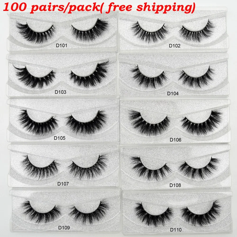 100Pairs/Pack Visofree Mink Eyelashes Cruelty Free 3D Mink Lashes Makeup Eyelash Extension Dramatic False Eyelashes 61 Styles
100Pairs/Pack Visofree Mink Eyelashes Cruelty Free 3D Mink Lashes Makeup Eyelash Extension Dramatic False Eyelashes 61 Styles