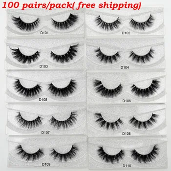 100Pairs/Pack Visofree Mink Eyelashes Cruelty Free 3D Mink Lashes Makeup Eyelash Extension Dramatic False Eyelashes 61 Styles
100Pairs/Pack Visofree Mink Eyelashes Cruelty Free 3D Mink Lashes Makeup Eyelash Extension Dramatic False Eyelashes 61 Styles