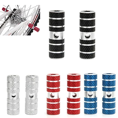 2Pcs Aluminum Alloy Foot Stand Stunt Pegs BMX Mountain Road Bike Bicycle Front Rear Wheel Axis Axle Cylinder Pedal newest
2Pcs Aluminum Alloy Foot Stand Stunt Pegs BMX Mountain Road Bike Bicycle Front Rear Wheel Axis Axle Cylinder Pedal newest
