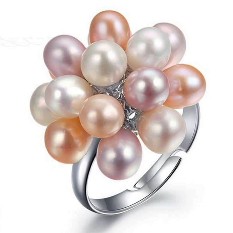 RUNZHUQIYUAN 2017 100% natural freshwater pearl ring Flower style Wedding Rings jewelry For Women for girls best Gift
RUNZHUQIYUAN 2017 100% natural freshwater pearl ring Flower style Wedding Rings jewelry For Women for girls best Gift