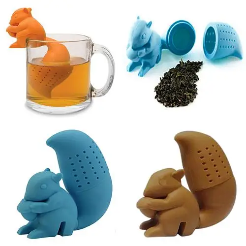 Tea Strainer Squirrel Tea Infuser Loose Leaf Strainer Herbal Spice Silicone Filter Diffuser
Tea Strainer Squirrel Tea Infuser Loose Leaf Strainer Herbal Spice Silicone Filter Diffuser