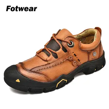 Fotwear Men Genuine Leather shoes Men casual shoes flexible T.PU outsole comfortable outdoor shoes fashion color Tough guy style
Fotwear Men Genuine Leather shoes Men casual shoes flexible T.PU outsole comfortable outdoor shoes fashion color Tough guy style