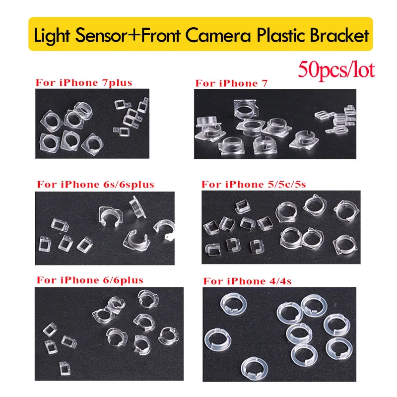 50sets/lot for iPhone 7 7Plus 6 6S Plus 5 5C 5S SE 4 4S Front Camera Plastic Cap Seal Bracket Ring+Light Sensor Circle Holder
50sets/lot for iPhone 7 7Plus 6 6S Plus 5 5C 5S SE 4 4S Front Camera Plastic Cap Seal Bracket Ring+Light Sensor Circle Holder