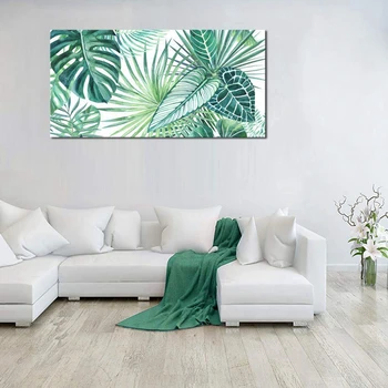Simple Life Nordic Poster Wall Art Printed Green Leaves of Tropical Rainforest Plants Canvas Painting for Office Room Wall Decor
Simple Life Nordic Poster Wall Art Printed Green Leaves of Tropical Rainforest Plants Canvas Painting for Office Room Wall Decor