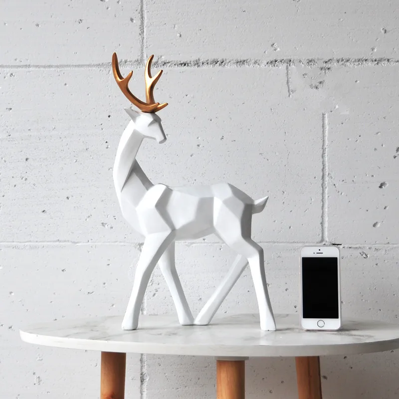 Gold Ear Milu Deer Reindeer Figurine Ornament Home Office Stylish Living/ Study Room Table Art Decoration Resin Craft X'max Gift
Gold Ear Milu Deer Reindeer Figurine Ornament Home Office Stylish Living/ Study Room Table Art Decoration Resin Craft X'max Gift