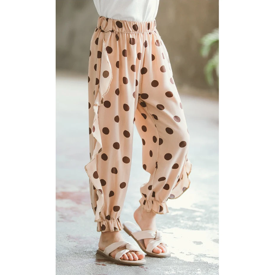 Pants For Girls Dot Pattern Summer Pants Trousers Girls Soft Cotton Kids Pants Summer Clothes Girl 6 8 10 12 13 14 Year
Pants For Girls Dot Pattern Summer Pants Trousers Girls Soft Cotton Kids Pants Summer Clothes Girl 6 8 10 12 13 14 Year