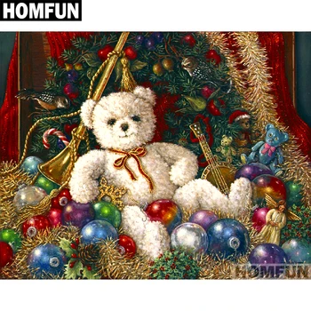 HOMFUN Full Square/Round Drill 5D DIY Diamond Painting "Christmas bear" Embroidery Cross Stitch 5D Home Decor Gift A01266
HOMFUN Full Square/Round Drill 5D DIY Diamond Painting "Christmas bear" Embroidery Cross Stitch 5D Home Decor Gift A01266