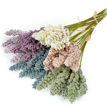 6Pcs/bundle Cheap Mini Vanilla spike Foam Artificial flowers for Home Wall Decoration Berry Cereals Plant Bunch Of Flower
6Pcs/bundle Cheap Mini Vanilla spike Foam Artificial flowers for Home Wall Decoration Berry Cereals Plant Bunch Of Flower
