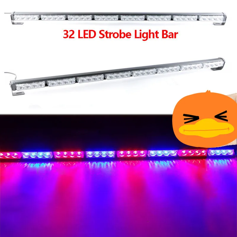 CYAN SOIL BAY 36" 32 LED Emergency Warning Traffic Advisor Flash Strobe Light Bar Blue Red 12V
CYAN SOIL BAY 36" 32 LED Emergency Warning Traffic Advisor Flash Strobe Light Bar Blue Red 12V