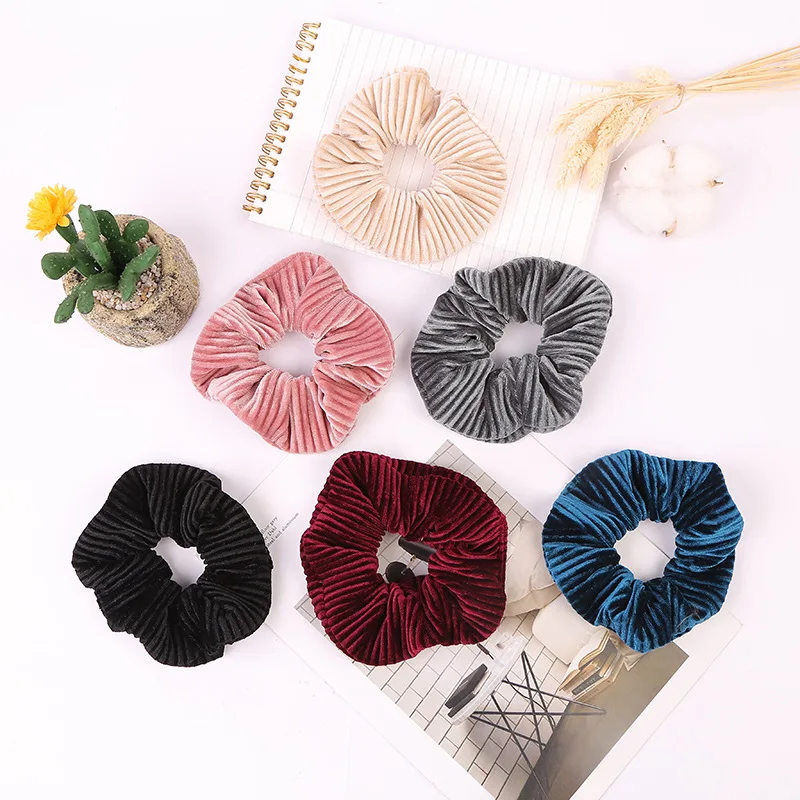Korean Modis Women Kawaii Simple Elastic Hair Bands Tie Gum Pleated Cute Girl Velvet Scrunchie Ponytail Rope Hair Accessories
Korean Modis Women Kawaii Simple Elastic Hair Bands Tie Gum Pleated Cute Girl Velvet Scrunchie Ponytail Rope Hair Accessories