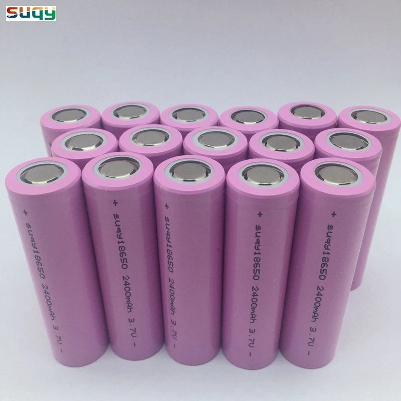 suqy 30pcs/lot 100% New Original 18650 Flashlight Battery 3.7 v 2400mAh li ion Rechargeable 18650 Accumulator Batterie wholesale
suqy 30pcs/lot 100% New Original 18650 Flashlight Battery 3.7 v 2400mAh li ion Rechargeable 18650 Accumulator Batterie wholesale