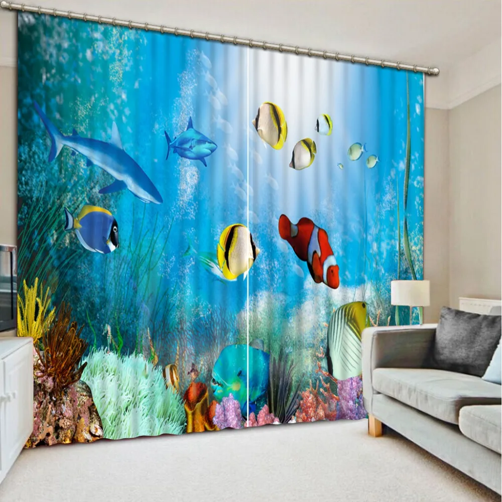 Factory diret sale Dolphin ocean Curtains for living room Fashion 3d curtains Factory direct sale
Factory diret sale Dolphin ocean Curtains for living room Fashion 3d curtains Factory direct sale
