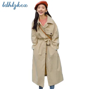 Trench Coat Women 2018 Autumn Windbreaker Korean Casual New Loose Long Slim Single Breasted Fashion Chic Clothing Feminino CX289
Trench Coat Women 2018 Autumn Windbreaker Korean Casual New Loose Long Slim Single Breasted Fashion Chic Clothing Feminino CX289